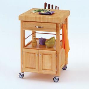 Ginger Butcher Block Cart