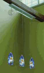 Glass Tripoint Long Bell Set