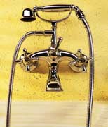 Gold bath/shower set