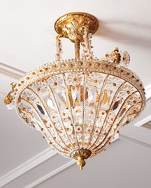 Golden Flower Light Fixture