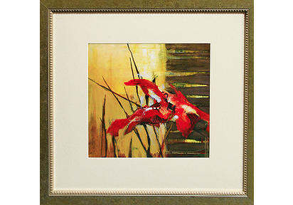 Golden Space II Framed Artwork