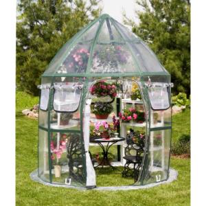 FlowerHouse 10 Ft. High x 8.5 Diameter Pop Up- Conservatory Greenhouse