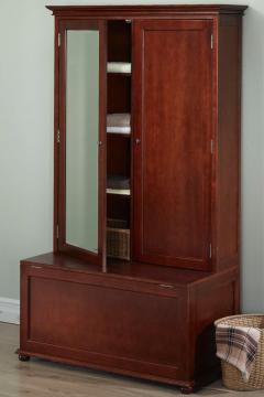 Hampton Bay Storage Cabinet with Lift-Top Bench