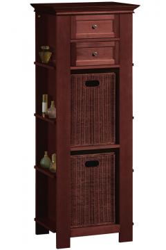 Hampton Bay Tower with Wicker Basket Hampers