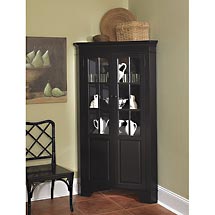 Home Styles Corner Curio Cabinet