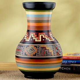 Novica “Inca Treasure” Cuzco Vase