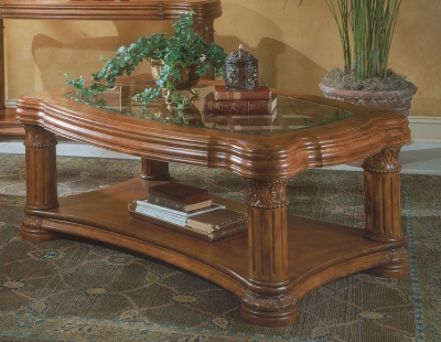 Jumbo Rectangular Cocktail Table with Castors