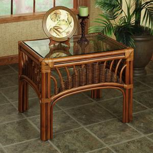 Kesari Rattan & Wicker End Table