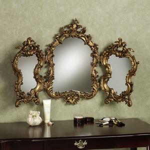 Leaves in a Scroll Wall Mirror