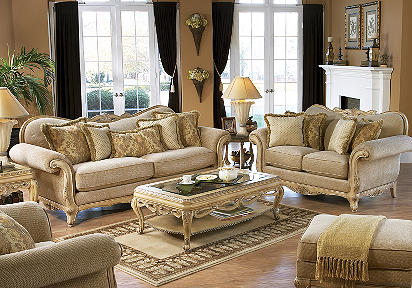 Villa D’Este Light 7 Pc Livingroom