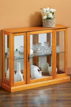Meade Floor Curio Console