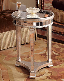 Mirrored Lamp Table