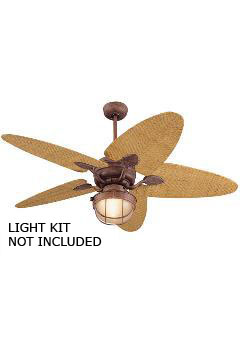 Peninsula Old Chicago Ceiling Fan with Natural Blades