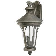 Portfolio Pewter Gold Outdoor Wall Fixture