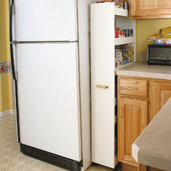 Rolling Thin Pantry Caddy