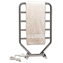 Satin Nickel Towel Warmer & Drying Rack