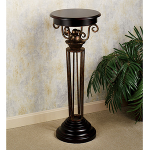 Scrolling Pedestal Table