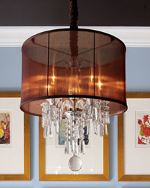 “Elena” Shaded Chandelier