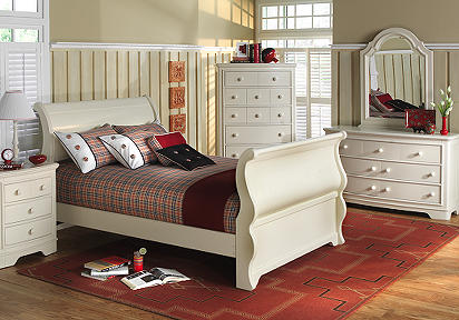 4 Pc Full Sleigh Guest Bedroom