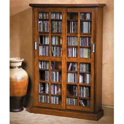 Sliding Door Media Cabinet