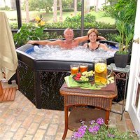 Spa-n-a-Box Hot Tub - Granite Black