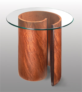 Spiral End Table