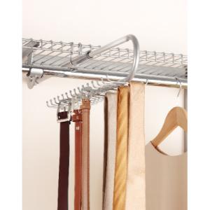 Configurations Closet System Sliding Tie and Belt Organizer