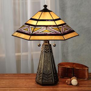 Tavasci Mission Stained Glass Table Lamp