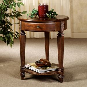 Tuscan Wood Accent Table