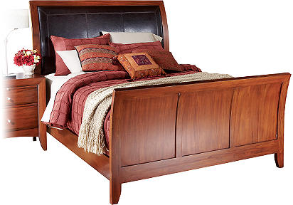 Valencia Light Sleigh 3 Pc Queen Bed
