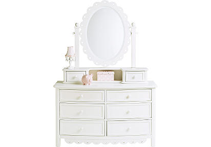Doll House Dresser/Vanity Mirror Set