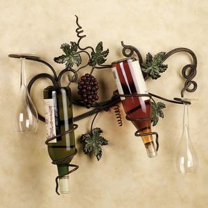 Vina Bella Grapes Wall Wine Rack