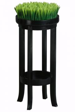 Wheat Grass Pedestal Table Topiary