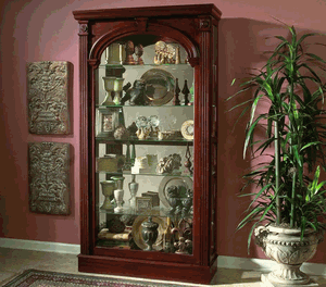 Wilshire Two Way Sliding Door Curio Pulaski Furniture