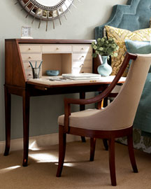 Witten Secretary Desk & Upholstered Chair