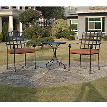 3-Piece Mesh Outdoor Bistro Set