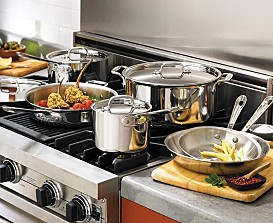 All-Clad Stainless Steel 10-Piece Cookware Set