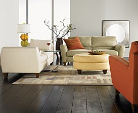Almafi Leather Living Room Furniture Collection