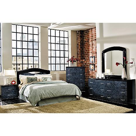 Alpha Black 4-PC King Bedroom Package