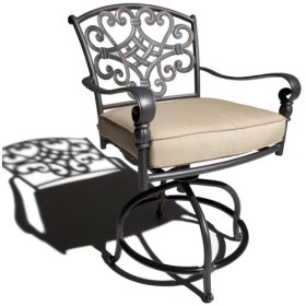 Aluminum Balcony Chair with Cushion