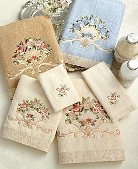Avanti “Rosefan” Towels