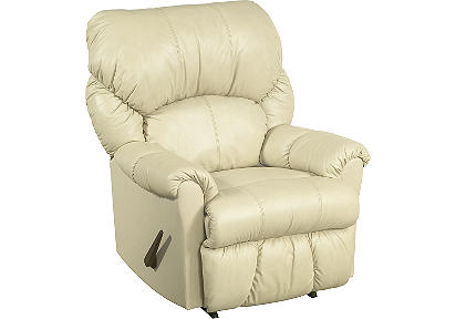 Benson Granite Leather Match Recliner
