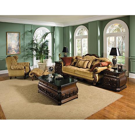 Bridget Gold 2-PC (Sofa & Chair) Package