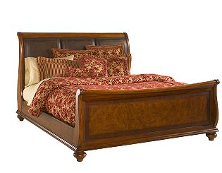 Brittany King Leather Bed