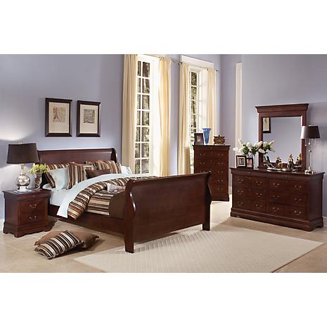 Classic Cherry Queen 5-PC Bedroom Package
