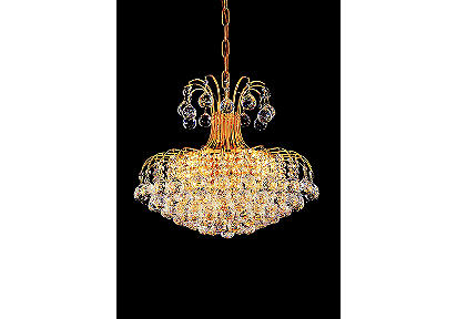Ellipse Gold Chandelier