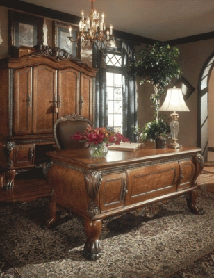 Glass Top Desk