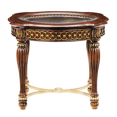 Grand Regency Oval End Table