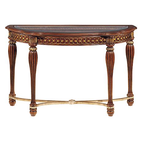 Grand Regency Oval Sofa Table
