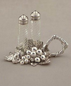 Arthur Court “Grape” Salt & Pepper Set